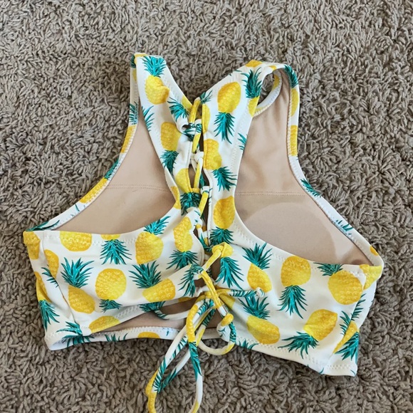 Old Navy Pineapple Bikini Top - Picture 2 of 3